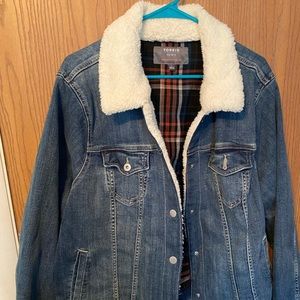 Torrid Brand Sherpa Lined Denim Jacket. Size 3.